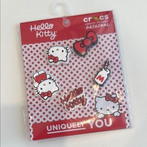❌SOLD❌BNWT 100% Authentic Hello Kitty Crocs Jibbitz Charms Set